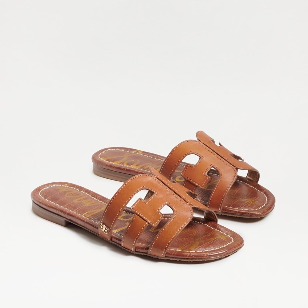 Sam Edelman Bay Slide Sandal in Saddle Leather size 6